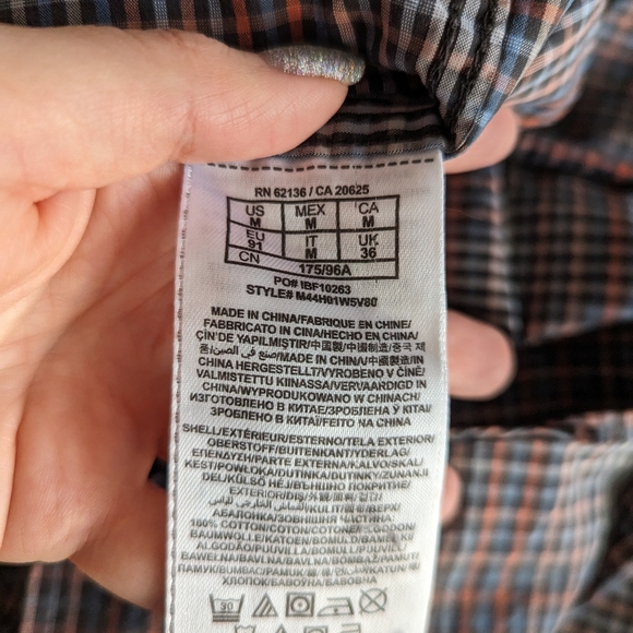 Men's Checkered Button Up - Picture 5 of 9